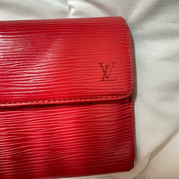 LV Red Epi Long Wallet - Picture 13 of 14